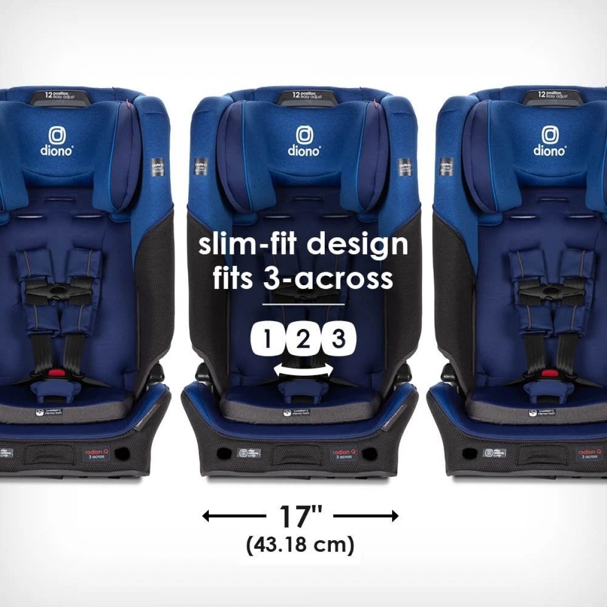 Diono Radian® Radian 3QX / 3QXT 3 Across Car Seats